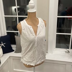 {Lilly Pulitzer} white tank top